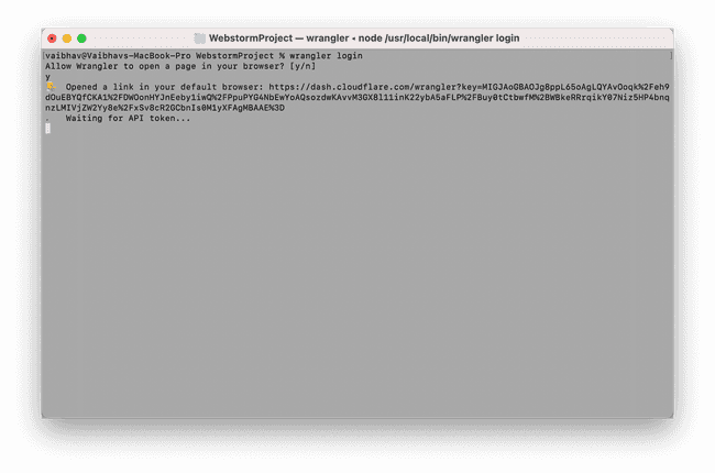 wrangler-login-terminal